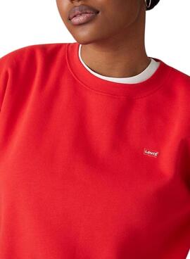 Sudadera Levis Everyday rojo para mujer