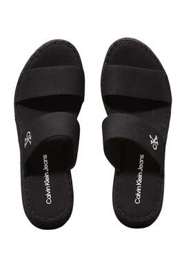 Sandalias Calvin Klein Sporty negro para mujer