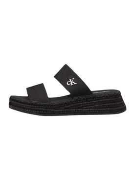 Sandalias Calvin Klein Sporty negro para mujer