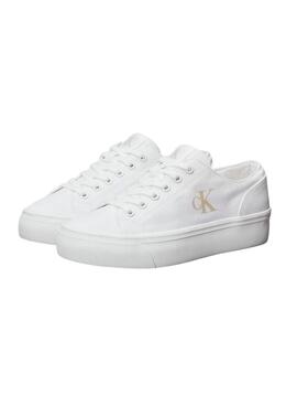 Zapatillas Calvin Klein Flatform Low blanco para mujer