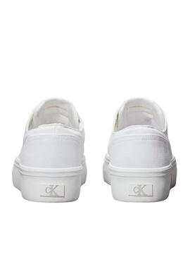 Zapatillas Calvin Klein Flatform Low blanco para mujer