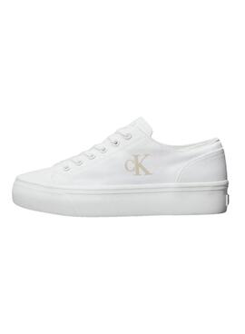 Zapatillas Calvin Klein Flatform Low blanco para mujer