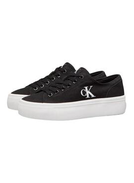 Zapatillas Calvin Klein Flatform Low negro para mujer