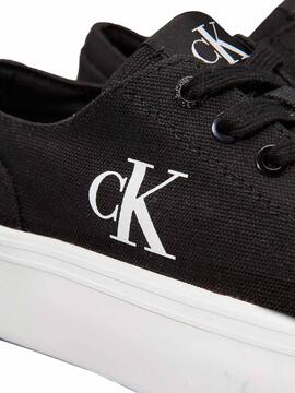 Zapatillas Calvin Klein Flatform Low negro para mujer