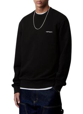 Sudadera Carhartt Embroidery negro para hombre