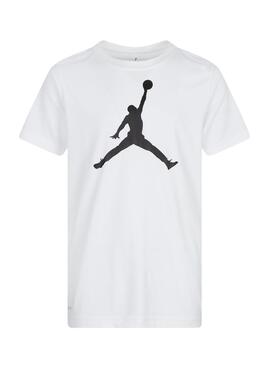 Camiseta Jordan Jumpman blanco para niño