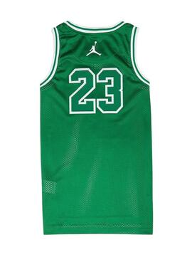 Camiseta Jordan Michael Jordan 23 verde para niño y niña 