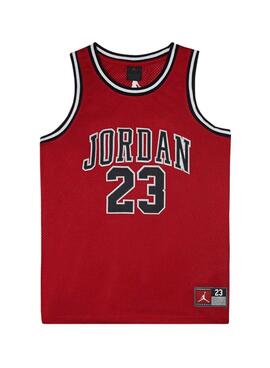 Camiseta Jordan Michael Jordan 23 rojo para niña y niño