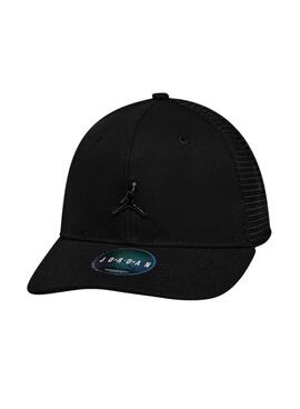 Gorra Jordan Metal Jumpman negro para hombre y mujer