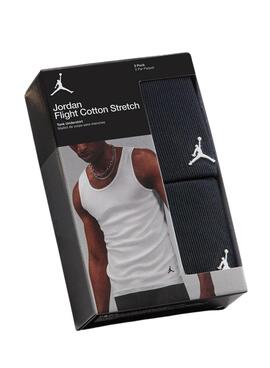 Pack de 2 camisetas Jordan Flight Base sin mangas negro para hombre