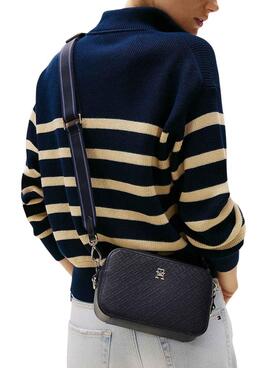 Bolso Tommy Hilfiger Distinct marino para mujer