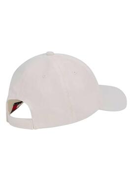 Gorra Tommy Jeans Linear blanco para hombre y mujer