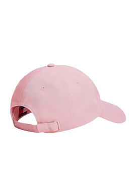 Gorra Tommy Jeans Heritage rosa para mujer