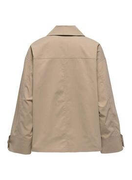 Chaqueta Only Leja beige para mujer