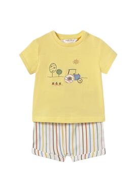 Conjunto Mayoral pantalon Sunny amarillo para bebé