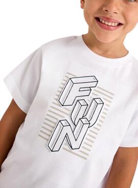 Camiseta Mayoral estampado FUN para niño