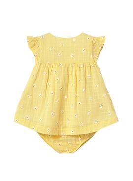 Vestido Mayoral sunny flores amarillo bebé