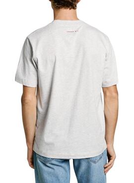 Camiseta Pepe Jeans Presth gris para hombre