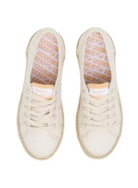 Zapatillas Pepe Jeans Brady beige para niña