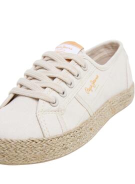 Zapatillas Pepe Jeans Brady beige para niña