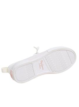 Zapatillas Pepe Jeans Kenton blanco para niña