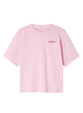 Camiseta Name It Fagma rosa para niña