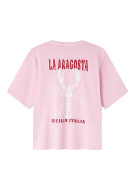 Camiseta Name It Fagma rosa para niña