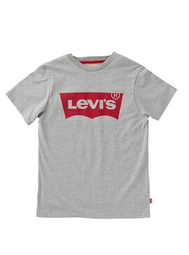 Camiseta Levis Kids Logo Gris