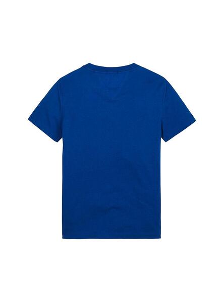 cocina Regenerador Abiertamente Camiseta Tommy Hilfiger Essential Azul Electrico