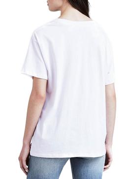 Camiseta Levis Boyfriend Blanca