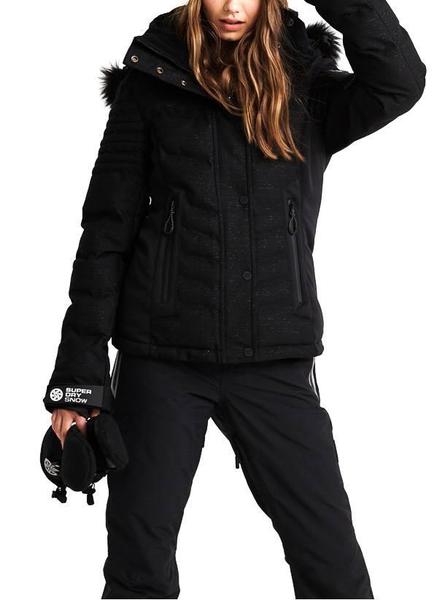 Chaqueta Superdry Luxe Snow Rosa Para Mujer