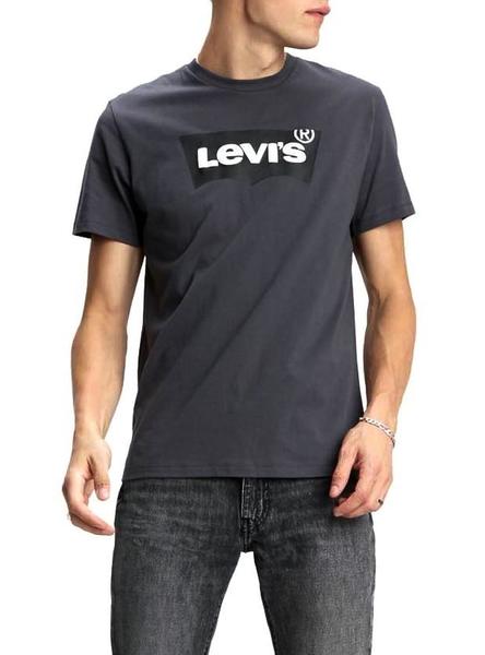 Procesando Masculinidad Maldición Camiseta Levis Housemark Gris Hombre