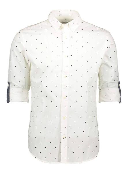 Camisa Hombre Blanco Con Cuadrado Jack & Jones - 12212591 - 12212591.25