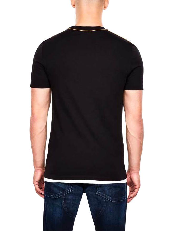 G-Star GRAPHIC LOGO - Camiseta estampada - dark black/negro