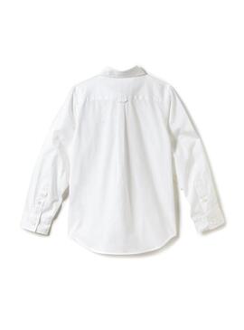 Camisa Lacoste Kids CJ2907 Blanco