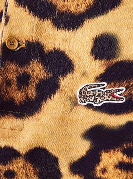 Polo Lacoste x National Geographic Leopard Hombre