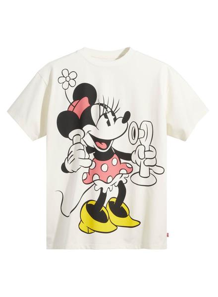 Seventyseven Lifestyle Mujer Camiseta Disney estampado Minnie Mouse  blanco oro