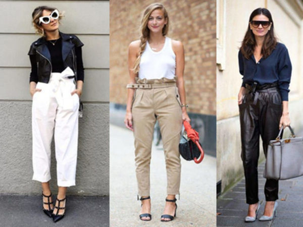 Moda: looks con pantalones a la cintura para estilizar tu figura