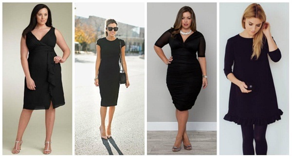 10 formas elegantes de usar vestido negro en invierno, Mujer de 10